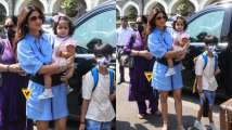 Shilpa Shetty travels with mom Sunanda, kids Viaan-Samisha, fans ask ‘...
