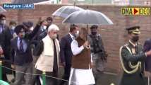Amit Shah meets family of slain J&K Police inspector Parvez Ahmed in No...