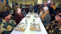 Union Minister Home Minister Amit Shah spends night at CRPF camp in Ja...