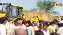 7 rescued after mud mound collapses in Kanpur