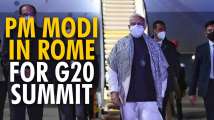 PM Modi arrives in Rome to attend G20 summit