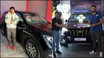 Anand Mahindra gifts personalised XUV700 to 'golden boys' Ne...