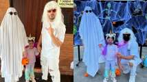 In pics: Soha Ali Khan-Kunal Kemmu dress up as ghosts for daughter Ina...