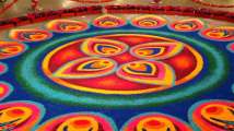 Diwali 2021: Try these 5 easy and unique Rangoli ideas to decorate your hom...