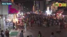Delhi: Huge crowd at Lajpat Nagar Market as Diwali nears