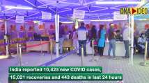 COVID: India reports 10,423 new cases, 443 deaths 