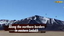 Why army conducted airborne drill along Indo-China border?