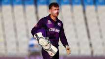 Watch: Scotland wicket-keeper Matt Cross cheers up bowler saying,...