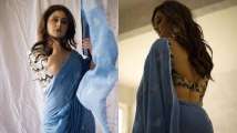 Rashami Desai sets internet on fire in sexy blue saree, drops sizzling pics...