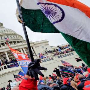 Delhi Police file case against man who waved Tricolour during protests at US Capitol - Vimarsana News