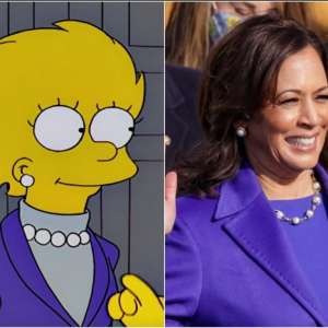 Did the Simpsons predict Kamala Harris' purple US Presidential inauguration outfit? Check eerily similar images - Vimarsana News