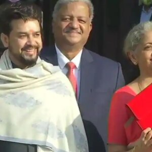 Budget 2021: Union Finance Minister Nirmala Sitharaman replaces Swadeshi 'bahi khata' with 'Made in India' tablet - Vimarsana News