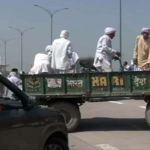 Farmers' agitation enters 100th day, protestors block Western Peripheral Expressway - Vimarsana News