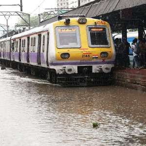 Mumbai Rains: Local train services hit on several routes - Vimarsana News