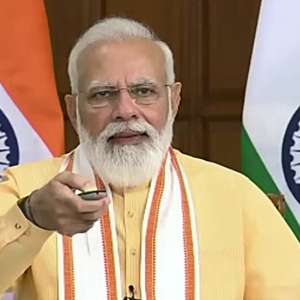 On Vijayadashami, PM Modi performs bhoomi poojan of boys' hostel in Surat - Vimarsana News