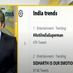 DNA Special: Big brand Superman learns his lesson for defaming India - Vimarsana News