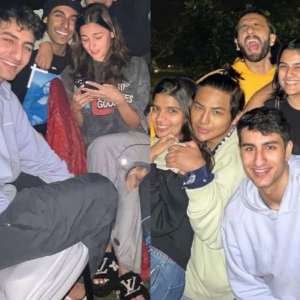 Ibrahim Ali Khan's photos with Ranveer Singh, Alia Bhatt from 'Rocky Aur Rani Ki Prem Kahani' sets go VIRAL - Vimarsana News