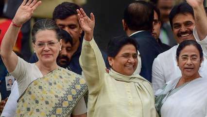 Sonia Gandhi, Mayawati and Mamata Banerjee