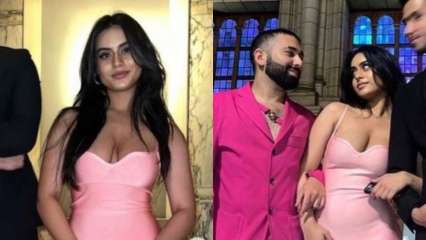 Nysa Devgn sizzles in body-hugging pink gown at Kanika Kapoor’s wedding reception