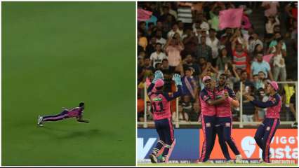 IPL 2022: Obed McCoy dismisses Glenn Maxwell after taking brilliant diving catch, watch video