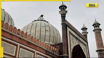 Delhi: Dome of historic Jama Masjid damaged by heavy rainstorm