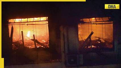 Massive fire at metro parking in Delhi's Jamia Nagar, at least 90 vehicles damaged