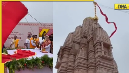 PM Modi unfurls flag atop Gujarat's Mahakali temple: Why this could not be done for 500 years