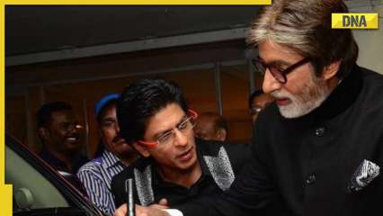 Amitabh Bachchan shares throwback photo of signing Don poster with Shah Rukh Khan