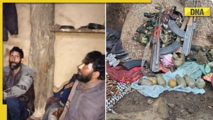 Kashmir: How two armed Lashkar terrorists were overpowered - a villager narrates sequence of events | Watch