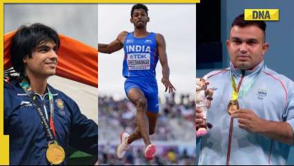 Neeraj Chopra reacts as Murali Shreeshankar-Sudhir win medals for India in Commonwealth Games 2022