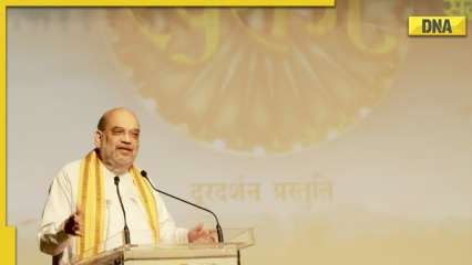 Home Minister Amit Shah links 'black protest' to Ram temple foundation day, Congress responds