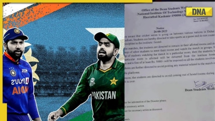 IND vs PAK: Rs 5,000 fine for watching Ind-Pak Asia Cup match in group, NIT Srinagar issues order