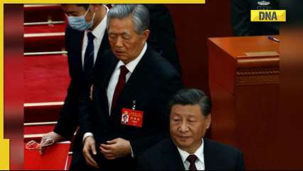 Watch: Xi Jinping’s immediate predecessor Hu Jintao escorted out of China party congress