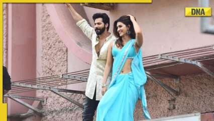 Varun Dhawan, Kriti Sanon get brutally trolled for dancing on theatre’s roof, netizens say ‘hadh ho gayi’