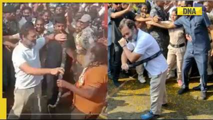 Bharat Jodo Yatra: Rahul Gandhi whipped himself in Telangana, watch video