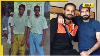 Irfan Pathan shares throwback pic with Yusuf Pathan, they look like mirror image of each other