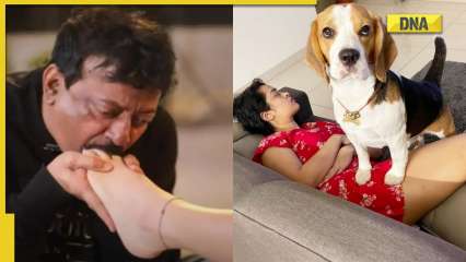 After Ram Gopal Varma licks Ashu Reddy’s feet, director says he learnt the ‘dangerous emotion’ from Apsara Rani’s dog