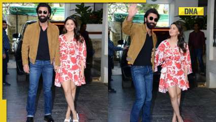 Alia Bhatt, Ranbir Kapoor pose for paps at Kapoor family Christmas lunch, netizens call them ‘favourite couple’
