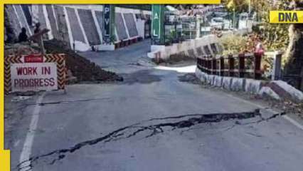 Fresh cracks appear on Badrinath highway amid land subsidence crisis in Joshimath