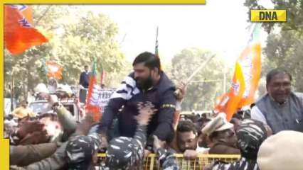 Delhi liquor scam: BJP demands CM Arvind Kejriwal's resignation, stages massive protest