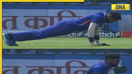 Hardik Pandya does pushups on ground before taking Steve Smith’s wicket, watch