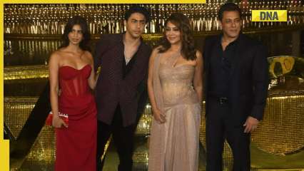 Salman Khan poses with Gauri Khan, Suhana Khan, Aryan Khan at NMACC launch; netizens say ‘Bhai ne shaadi ki hoti toh…’