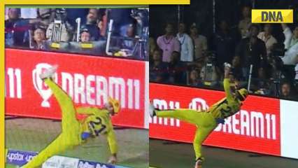 Watch: Ajinkya Rahane’s outstanding effort saves a six on boundary line during RCB vs CSK IPL match