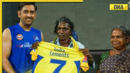 MS Dhoni gifts personalised CSK jerseys to team of Oscar-winner The Elephant Whisperers, poses with Bomman and Bellie