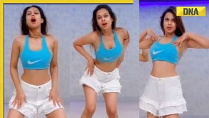 Viral video: Nia Sharma’s sexy dance in sports bra, low-waist shorts sets internet on fire, watch