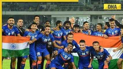 Indian football team takes a spot in sub-100 FIFA ranking for first time after 2018