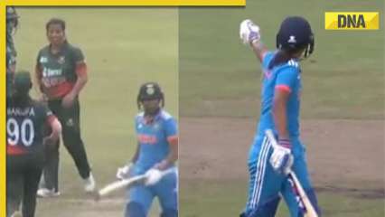 Watch: India captain Harmanpreet Kaur slams ‘pathetic umpiring’ after IND vs BAN 3rd ODI ends in tie