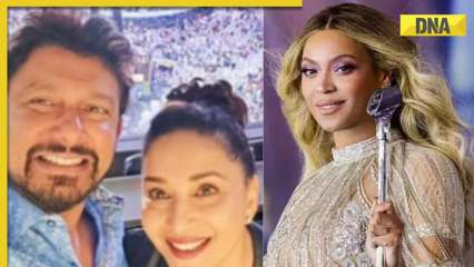 Watch: Madhuri Dixit enjoys Beyonce concert with husband Dr Shriram Nene, calls celebrated singer ‘queen’