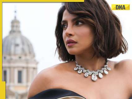 Priyanka Chopra wears 140-carat diamond necklace worth Rs 350 crore at Bulgari event in Rome