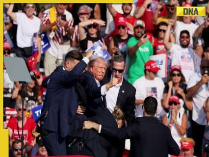 Donald Trump assassination attempt: US Secret Service in action after shots fired, watch